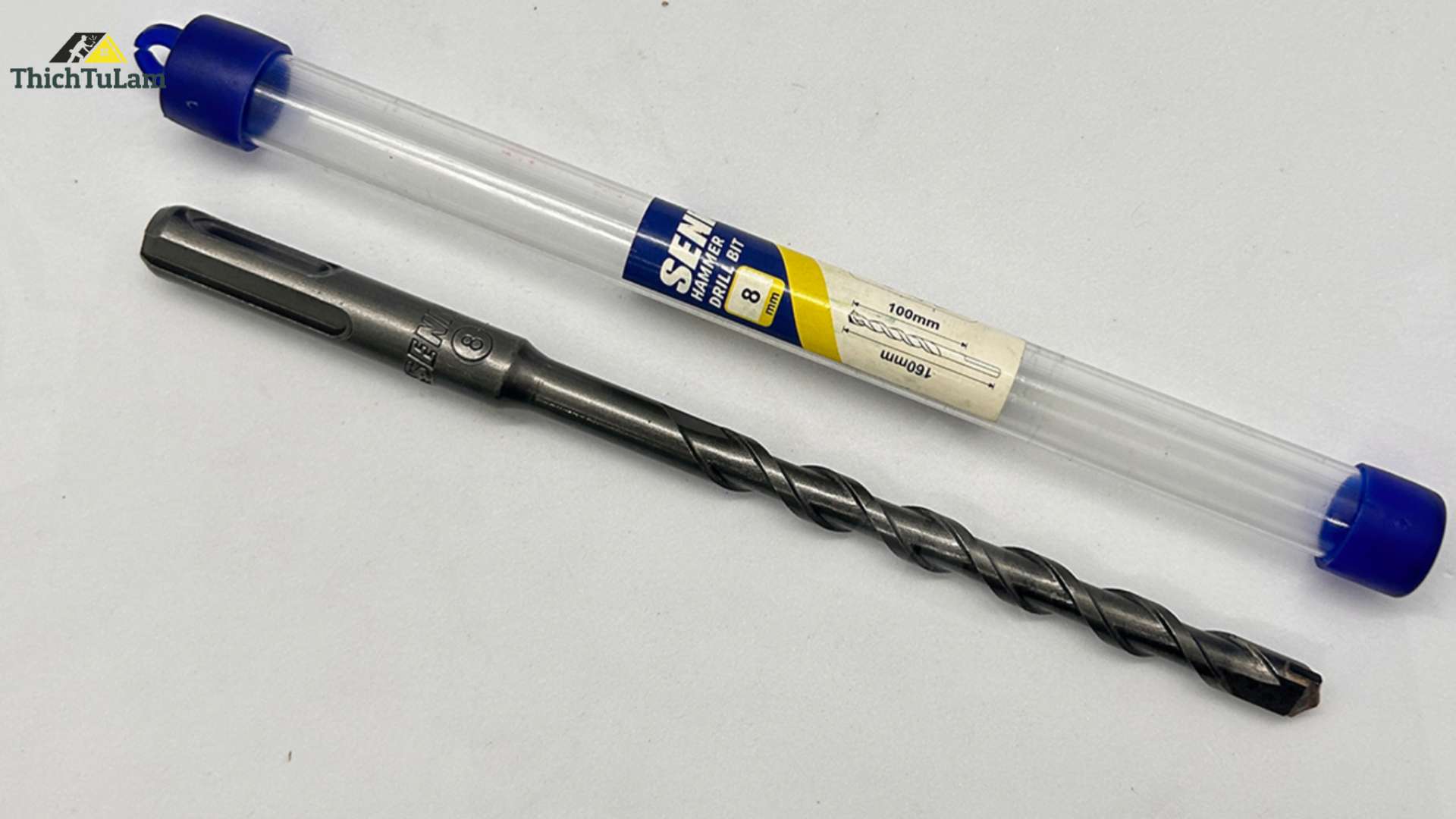 Mũi khoan bê tông gài 4 cạnh định tâm 8x160mm Senka 22G8160C