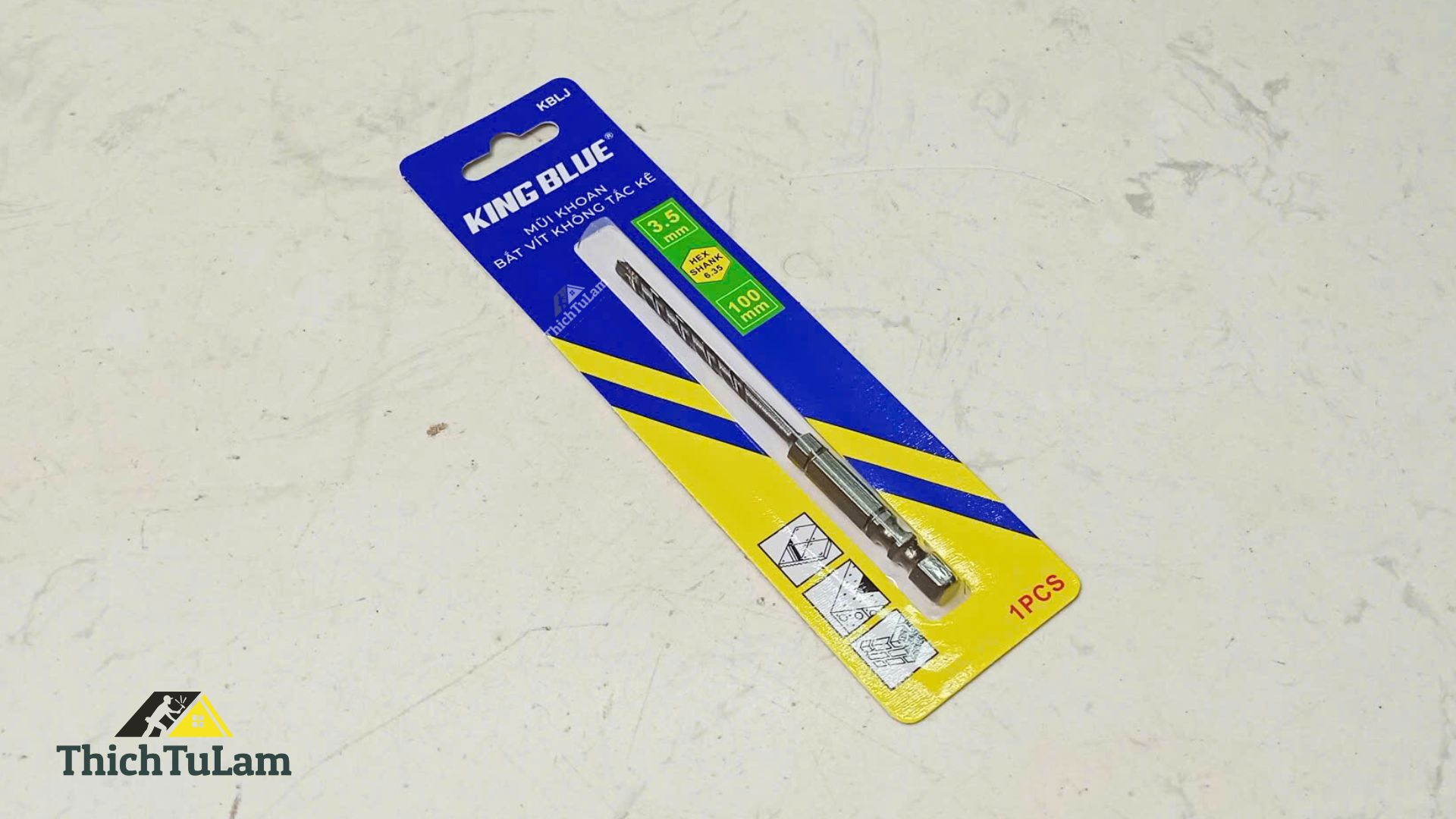 Mũi khoan tường không tắc kê Kingblue KBLJ-03.5x100