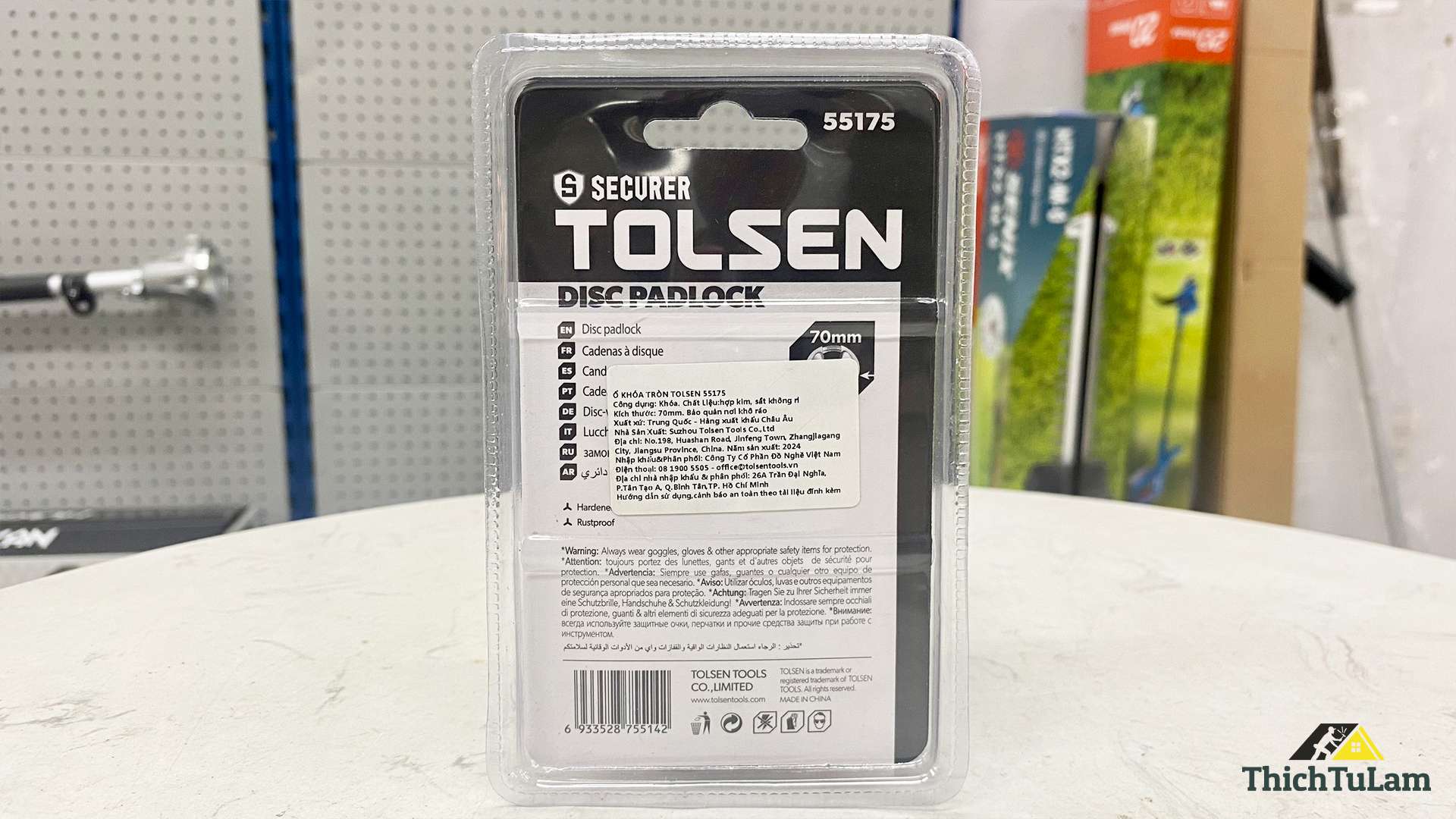Ổ khóa tròn 70mm Tolsen 55175