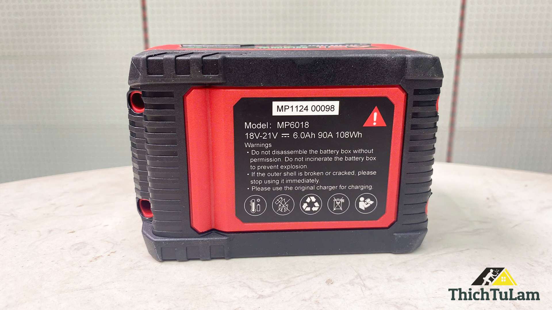 Pin 6.0Ah chân Makita Kingblue MP6018