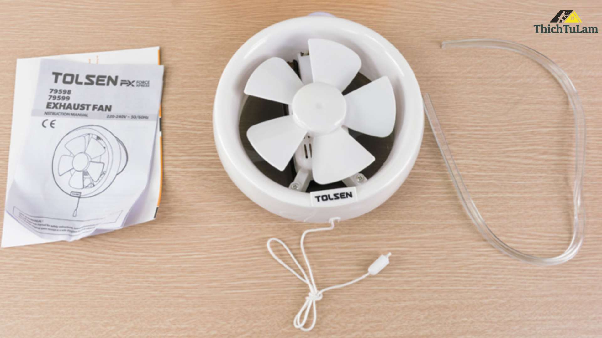 Quạt thông gió 15W Tolsen 79598