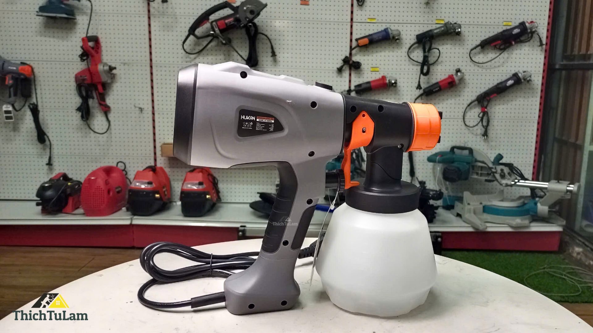 Súng phun sơn 600W Hukan G1-SG098J
