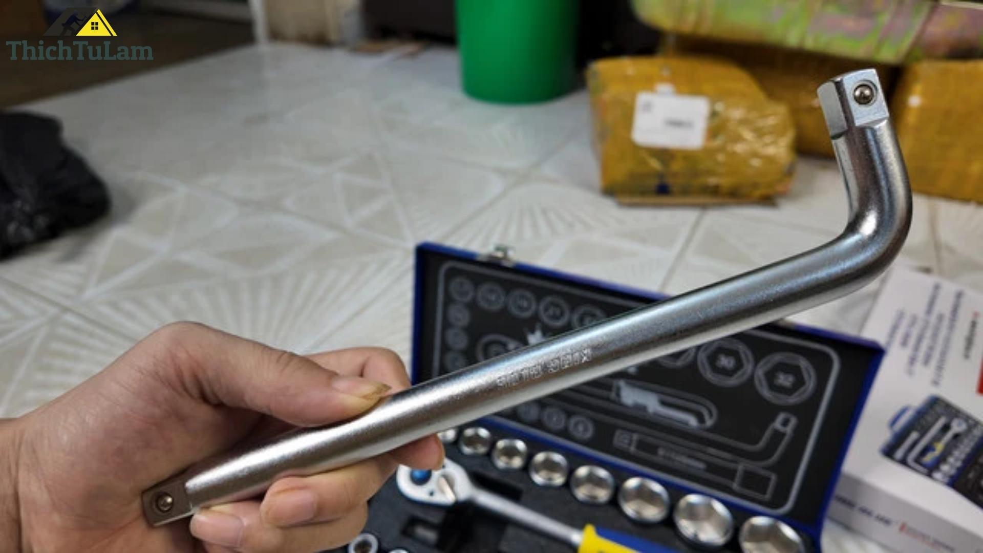 Tay cầm chữ L Bộ tuýp cầm tay Kingblue KLG-21 với hộp đựng