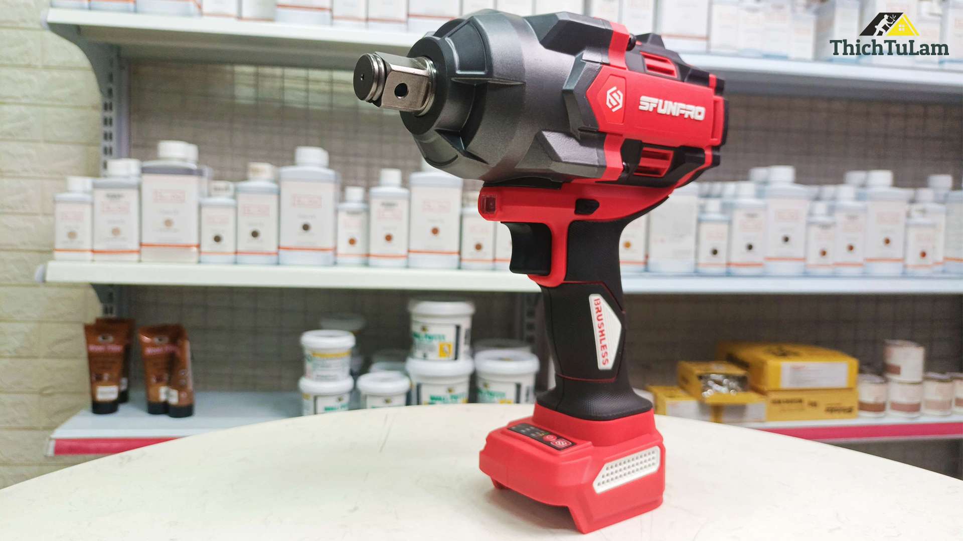 Thân máy bắn bu lông pin 1500Nm chân M21 Sfunpro S20M1500A-T