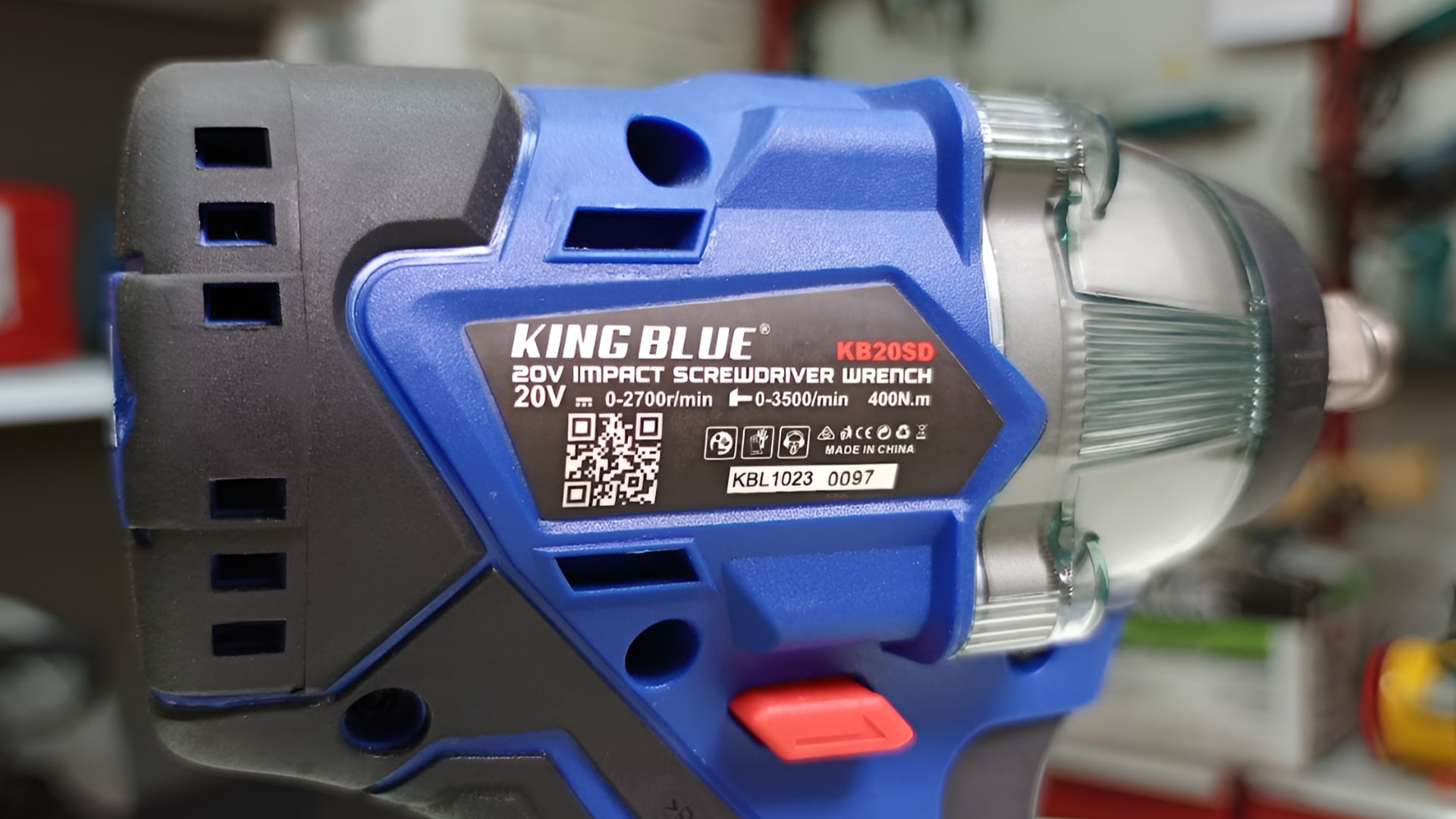 Thân máy bắn bu lông pin 20V Kingblue KB20SD 560Nm Chân pin Bosch
