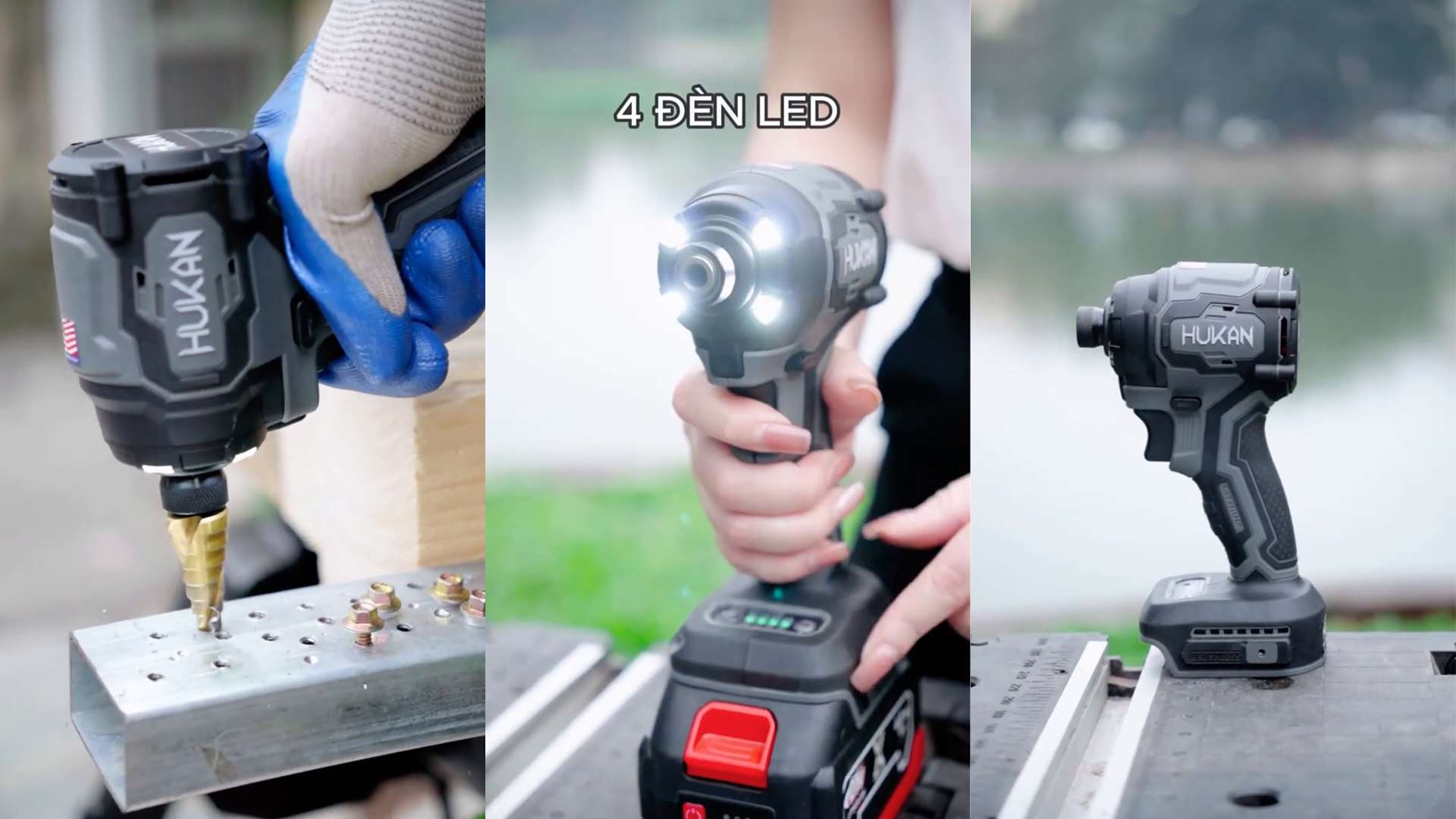 THÂN MÁY BẮN VÍT PIN HUKAN HM21-G2CV250BL-T