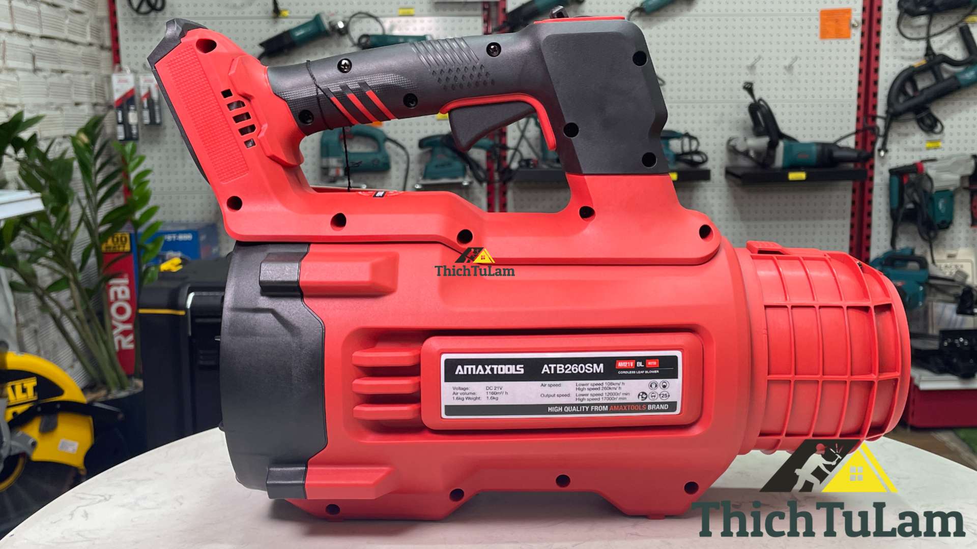 Thân máy thổi bụi, thổi lá pin 21V Amaxtool ATB260-SM