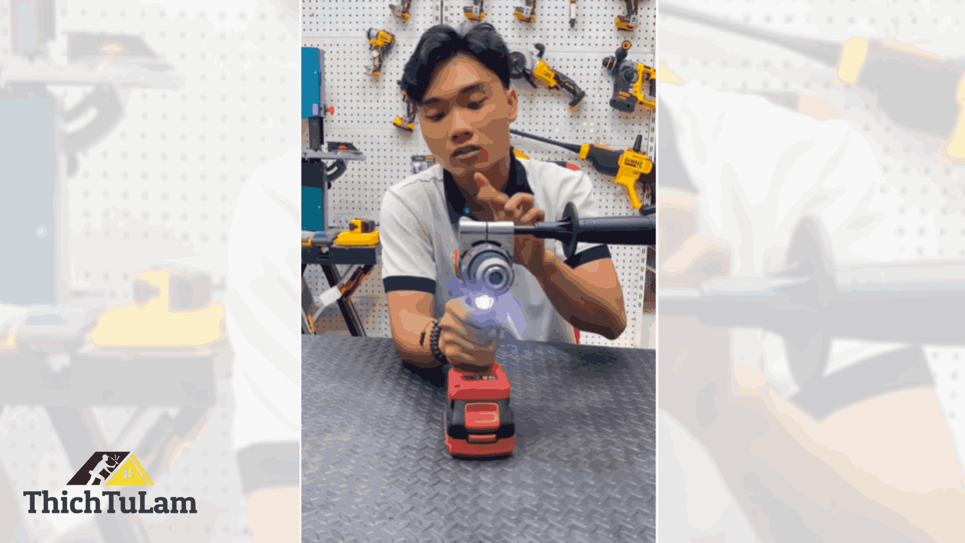 Nghiên cứu chi tiết về máy khoan pin Amaxtools AKI12013SM