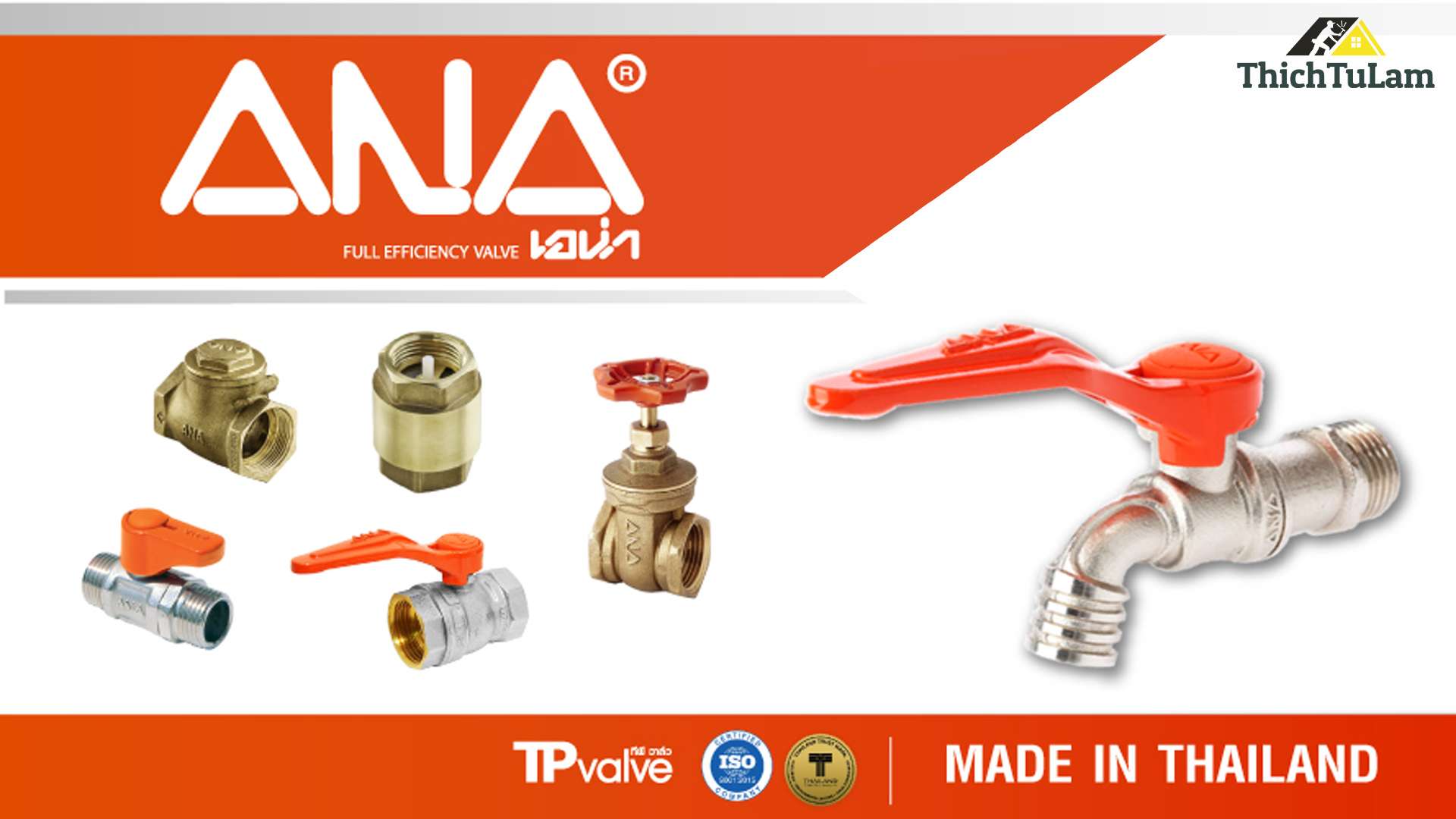 Ana - Thương hiệu thiết bị nước chất lượng đến từ Thái Lan