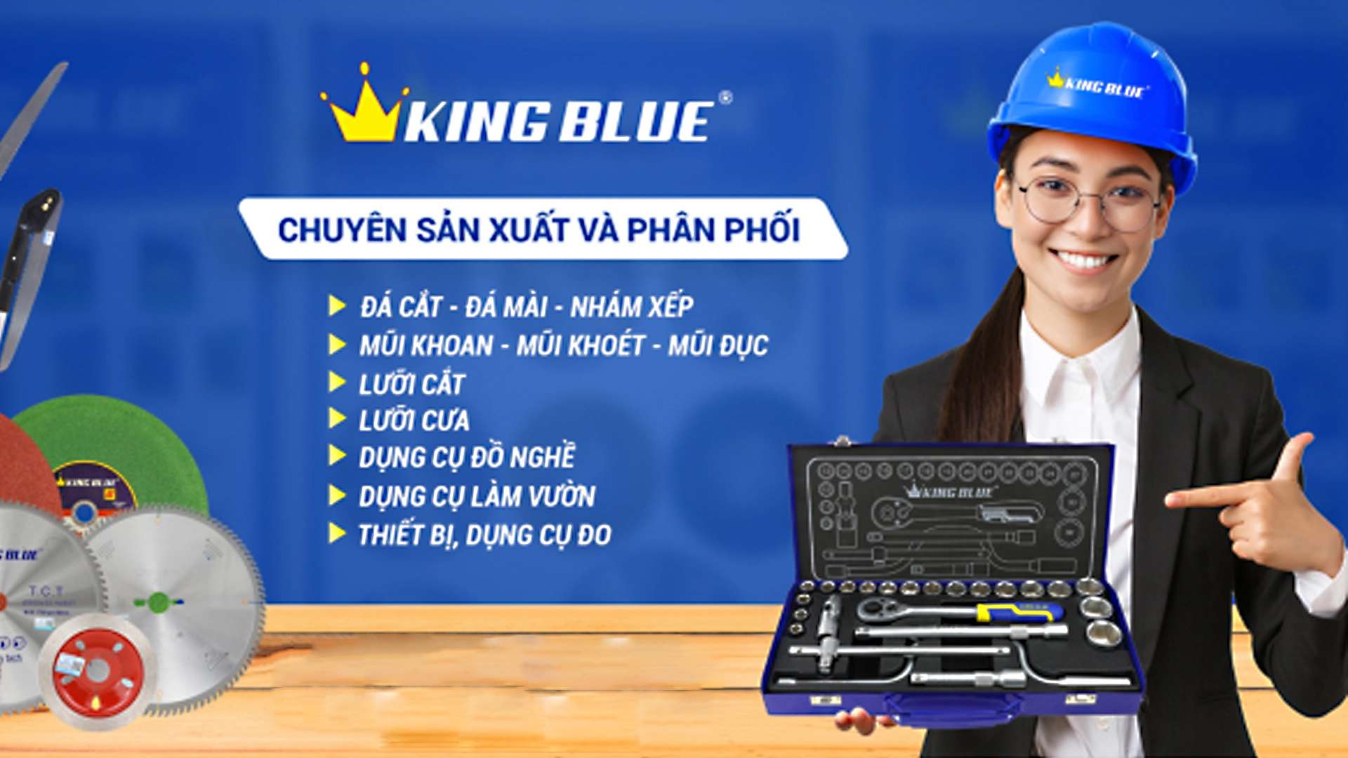 Tìm hiểu thương hiệu đồ nghề Kingblue