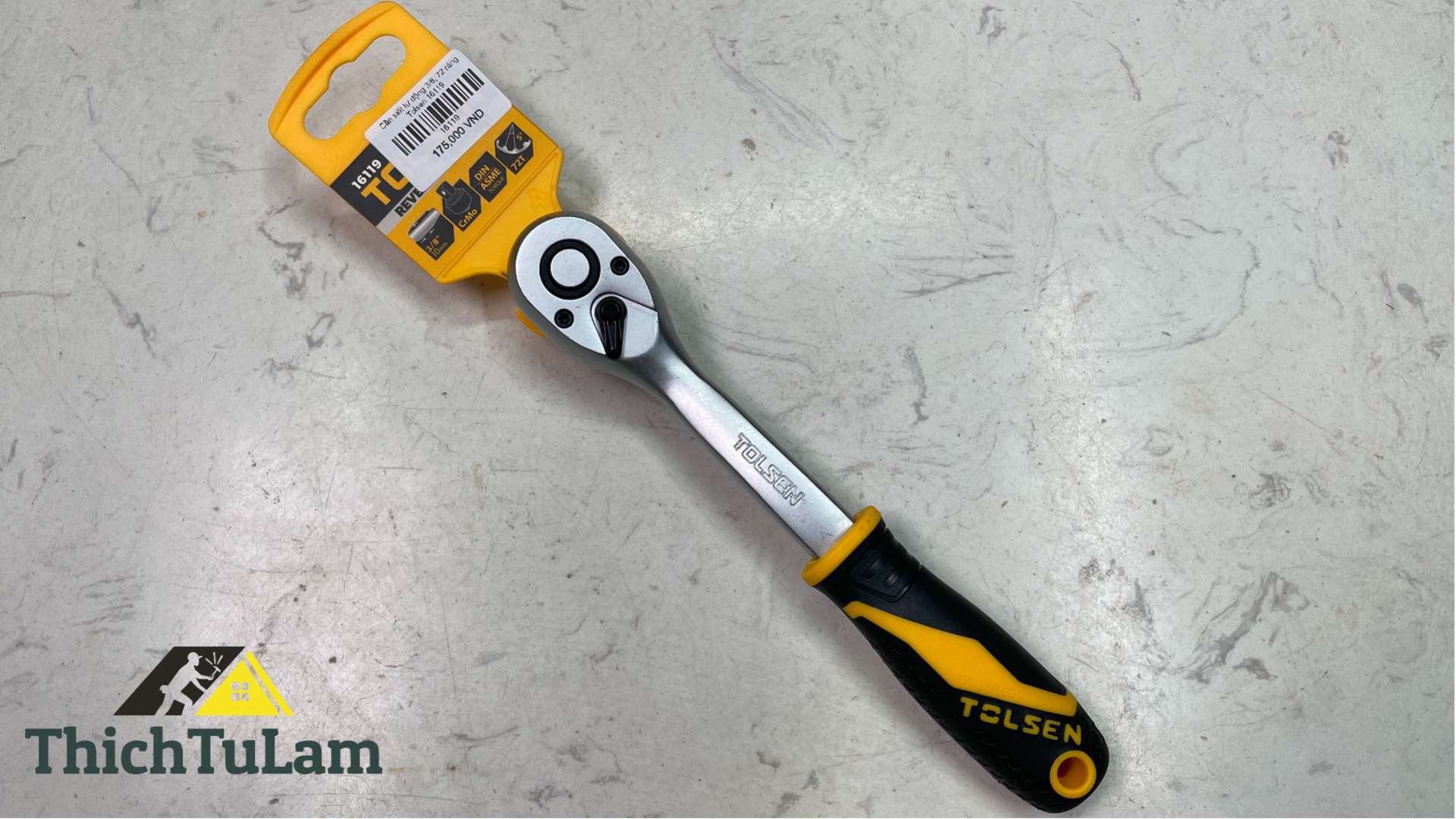 Cần siết tự động 3/8, 72 răng Tolsen 16119