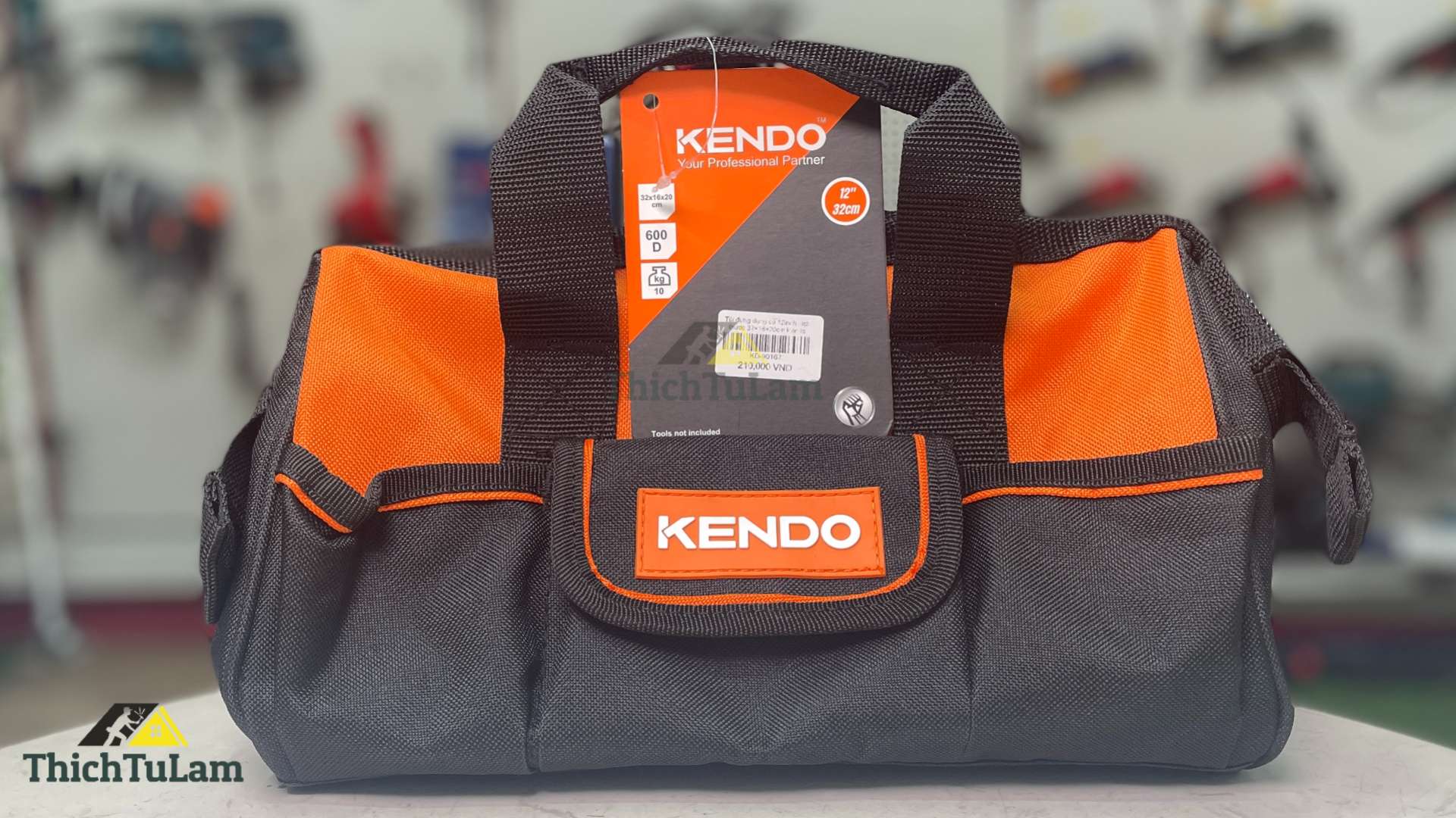 Túi đựng dụng cụ 12inch/32×16×20cm Kendo 90162