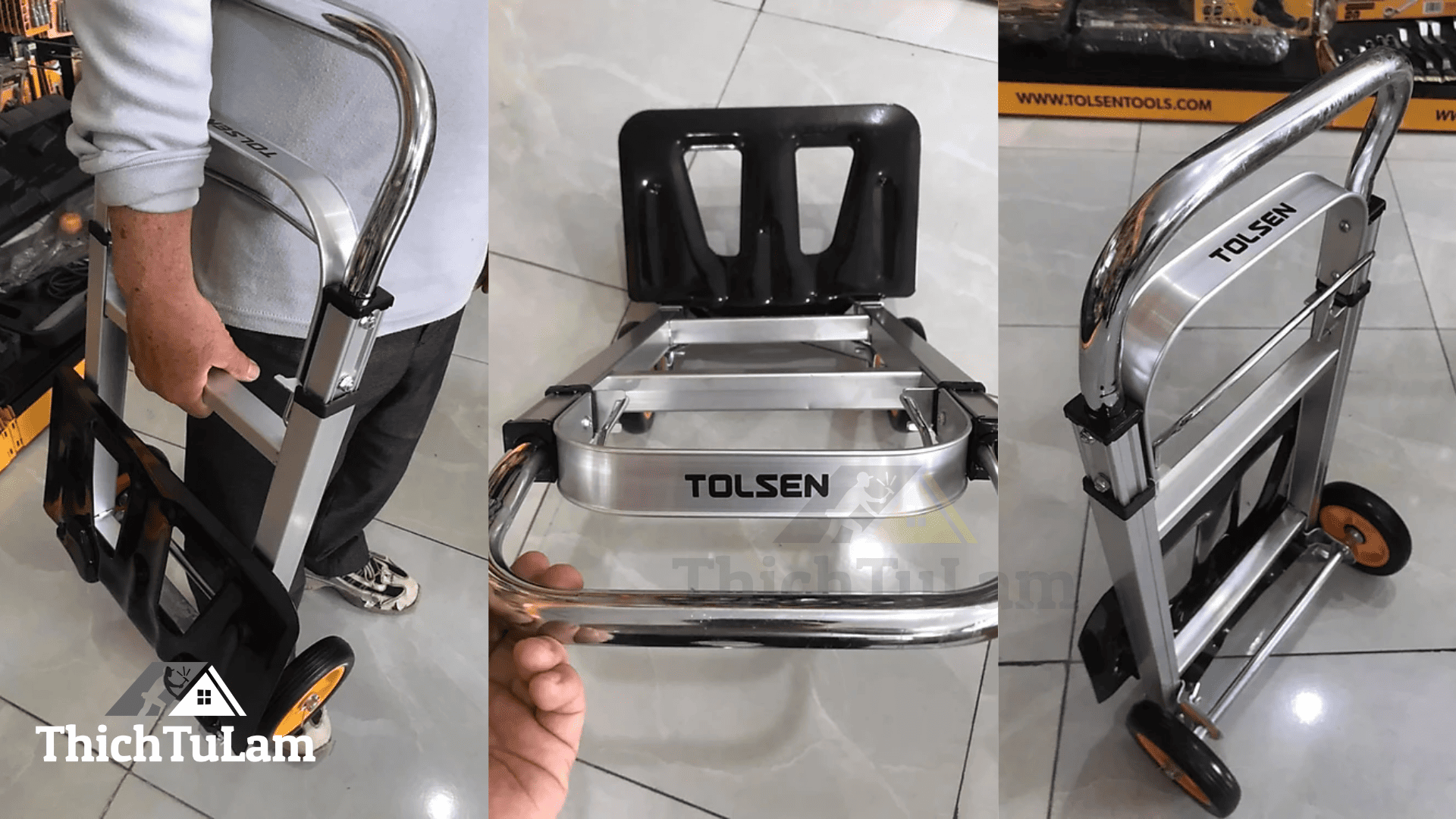 Xe đẩy hàng Tolsen