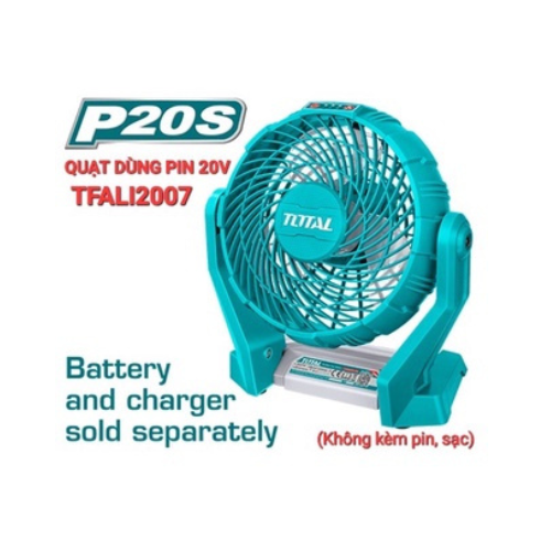 Thân máy quạt dùng pin Total 20v giá rẻ TFALI2007