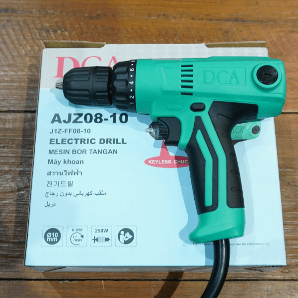 Máy khoan bắt vít điện 10mm có cấp trượt 250W DCA AJZ08-10