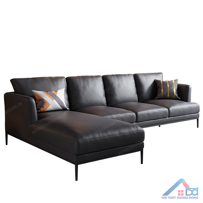 Khám phá chiếc sofa chữ L thiết kế sang trọng, phù hợp với mọi không gian sống của bạn. Với chất liệu da cao cấp, chiếc sofa này đem lại sự thoải mái và thư giãn cho bạn sau một ngày dài làm việc.