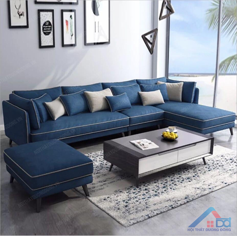 Sofa góc bọc nỉ - Với chất liệu mềm mại và phong cách hiện đại, các mẫu sofa góc bọc nỉ không chỉ mang đến sự thoải mái mà còn càng làm cho không gian phòng khách của bạn trở nên xinh đẹp và ấm áp hơn.