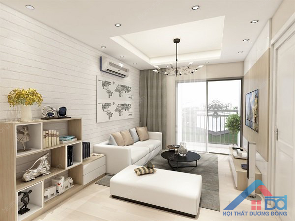 NỘI THẤT CHUNG CƯ 70M2 2 PHÒNG NGỦ HIỆN ĐẠI | CÔNG TY CỔ PHẦN ĐẦU ...