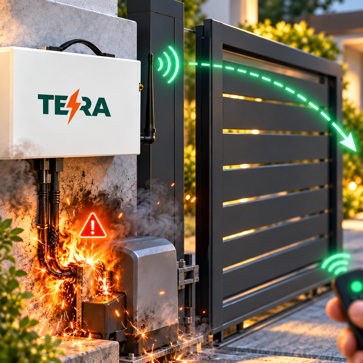 Bộ Lưu Điện TERA UPS E800 Cho Cửa Cuốn, Cổng Tự Động, Cổng Điện, Cổng Trượt, Cổng Mở Cánh