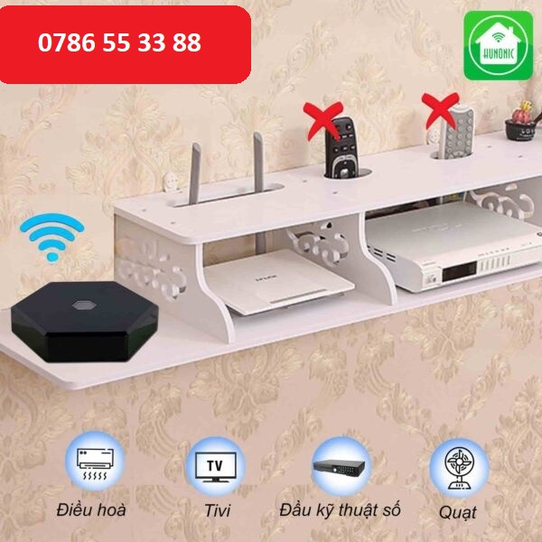 Bộ điều khiển hồng ngoại IR thông minh wifi bật tắt tivi, điều hòa, quạt từ xa qua điện thoại chính hãng