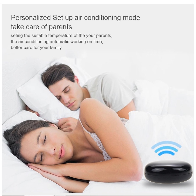 Bộ điều khiển hồng ngoại thông minh TUYA wifi IR bật tắt tivi điều hòa quạt từ xa qua điện thoại