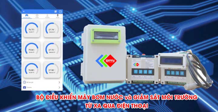 Điều Khiển Máy Bơm Nước Từ Xa Bằng Điện Thoại