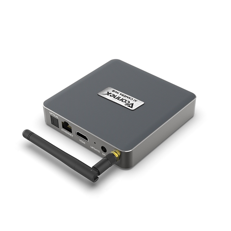 Bộ HUB Camera AI thông minh VCONNEX phân biệt người và vật tương thích HIKVISION DAHUA kết nối điều khiển 6 Cam H.264 cao cấp