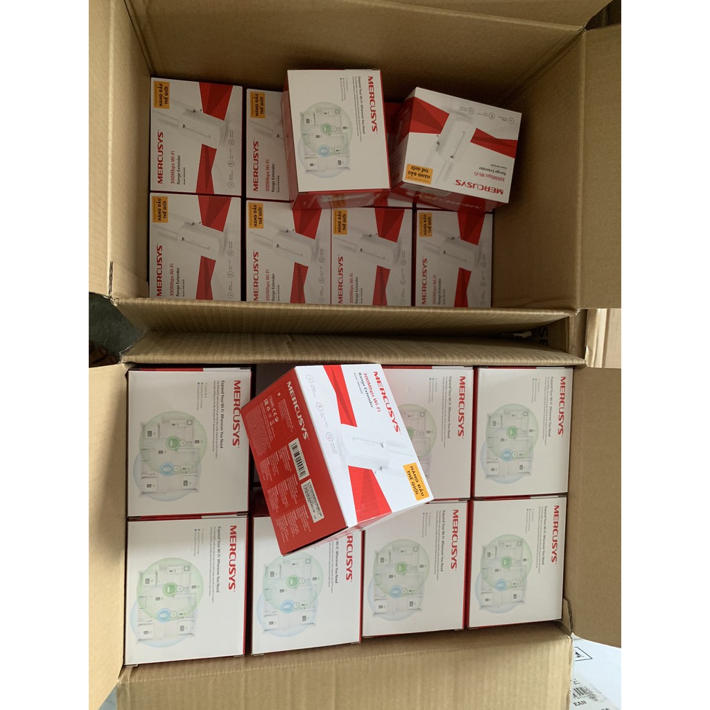 Bộ kích sóng Wifi MERCUSYS MW 300 RE 3 râu siêu khỏe cắm trực tiếp ổ điện tăng cường mở rộng vùng tín hiệu yếu
