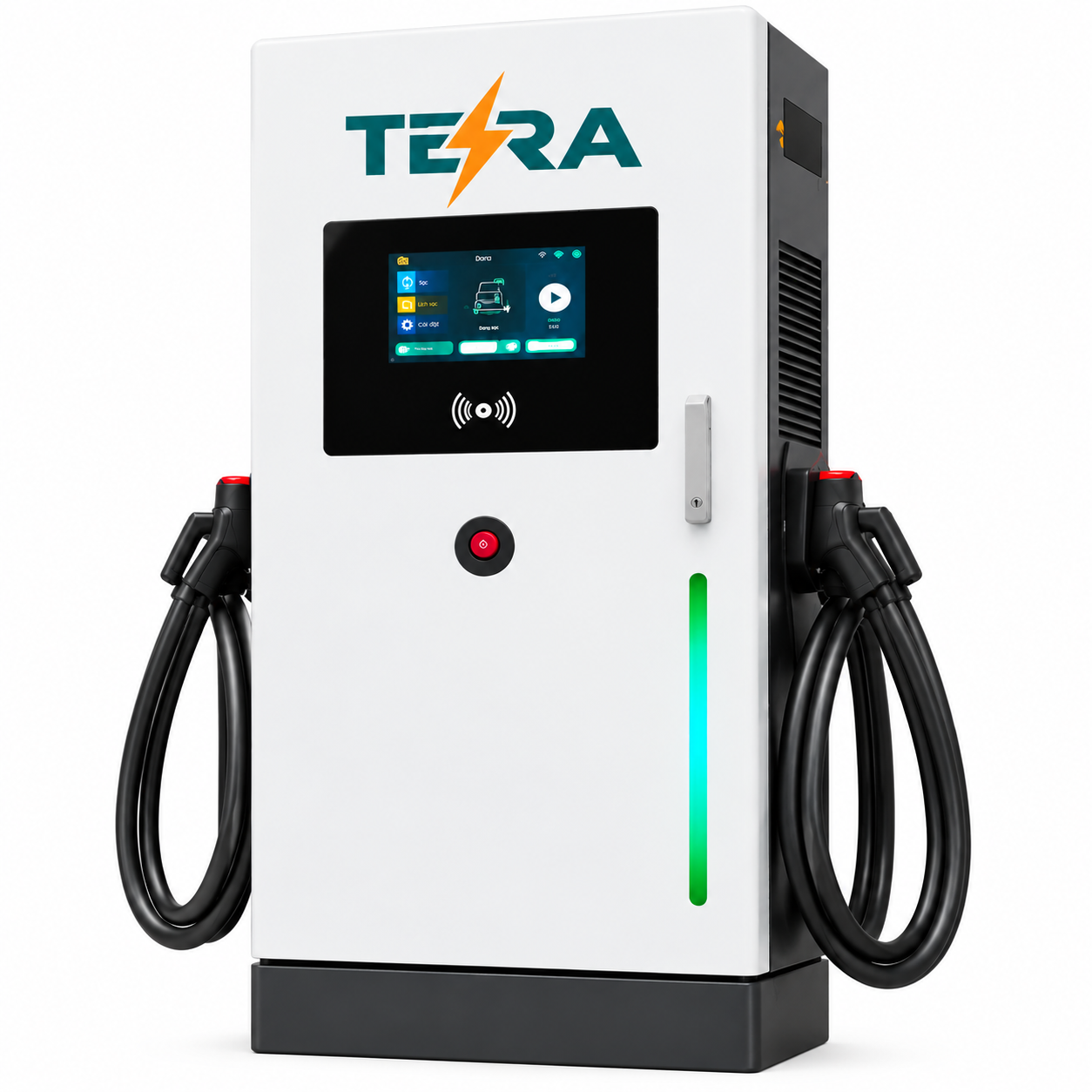Trạm Sạc Nhanh Ô Tô Điện TERA DC 7-120kW - Quản Lý Thông Minh, Chống Cháy Tiêu Chuẩn & Bền Bỉ