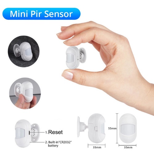 Cảm Biến Chuyển Động Thông Minh PIR TUYA Wifi Zigbee phát hiện trộm đột nhập cảnh báo xâm nhập ra vào từ xa qua điện thoại