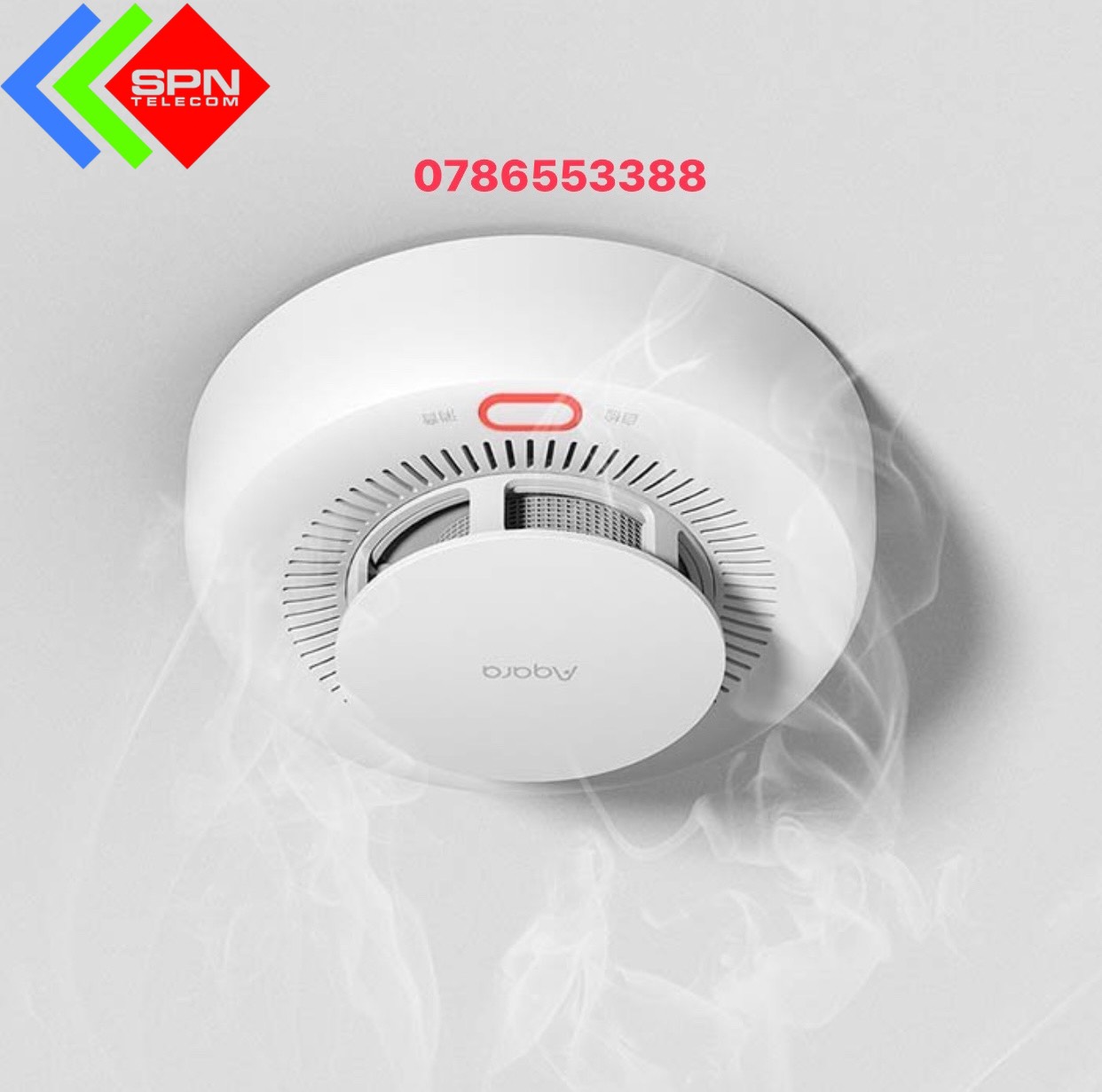 Cảm biến khói AQARA cảnh báo cháy nổ rò rỉ khí gas kết nối thiết bị qua BLE Zigbee App Apple Homekit Aqara Home Mi Home quốc tế
