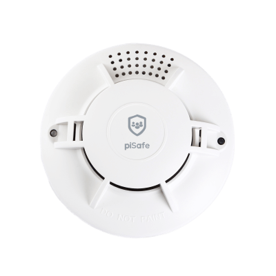 Cảm biến nhiệt PISAFE đầu báo nhiệt không dây phòng cháy cảnh báo cháy thông minh wifi đạt tiêu chuẩn PCCC phát hiện cháy nổ từ xa qua điện thoại