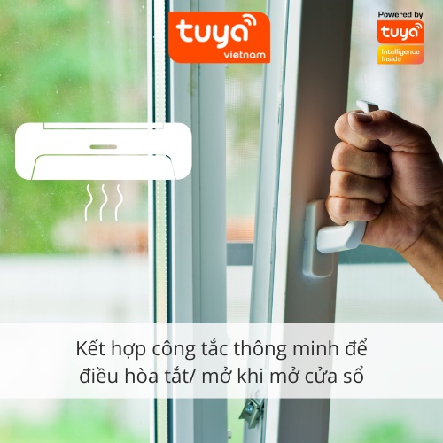 Cảm Biến Phát Hiện Đóng Mở Cửa Ngăn Kéo Két Thông Minh TUYA Wifi Zigbee Tạo Kịch Bản Nhà Thông Minh Tự Động