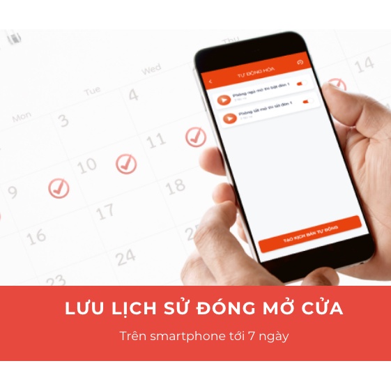 Cảm Biến Phát Hiện Đóng Mở Cửa VCONNEX Zigbee báo động tạo kịch bản nhà thông minh từ xa qua điện thoại