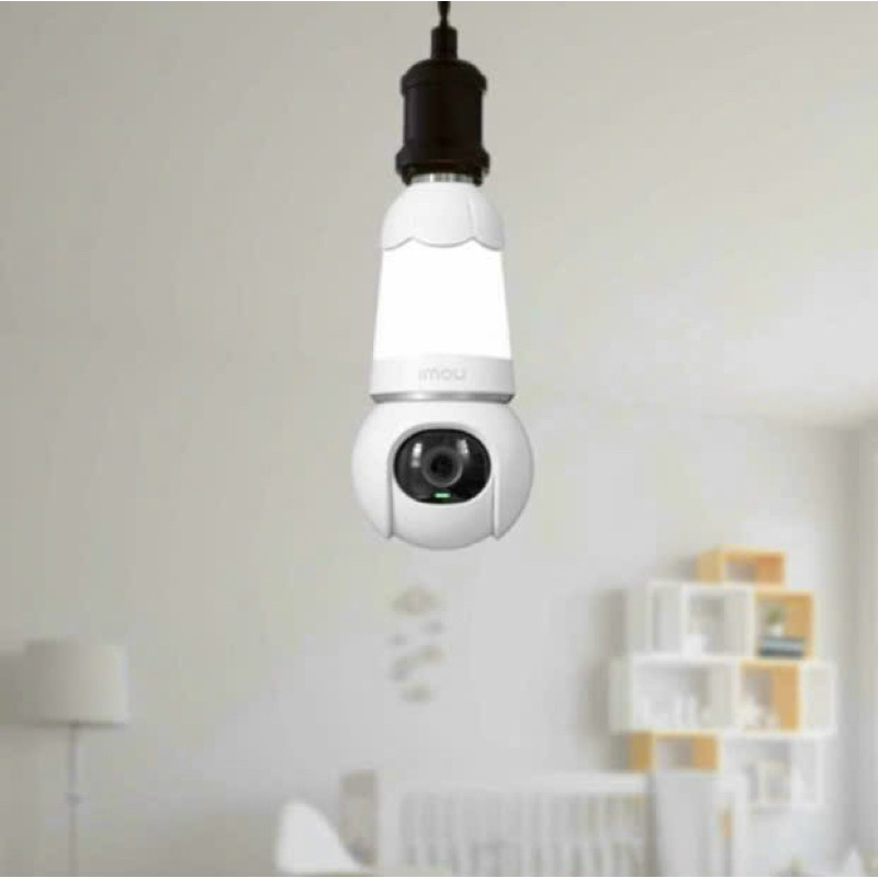 Camera bóng đèn IMOU wifi Bulb Cam IPC-S6DP 2K 3Mp 3K 5Mp quay quét 360 độ có màu ban đêm đàm thoại 2 chiều phát hiện xe cộ