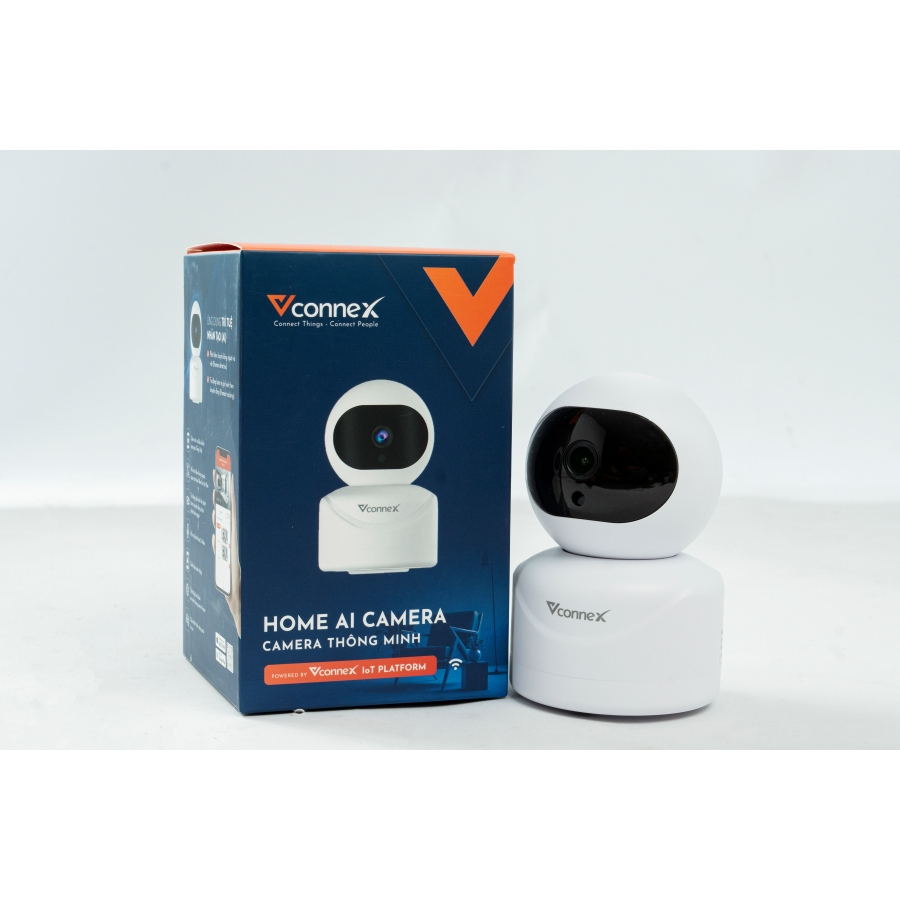 Camera thông minh VCONNEX AI wifi phát hiện chuyển động đàm thoại 2 chiều giám sát theo dõi điều khiển thiết bị smart home cao cấp