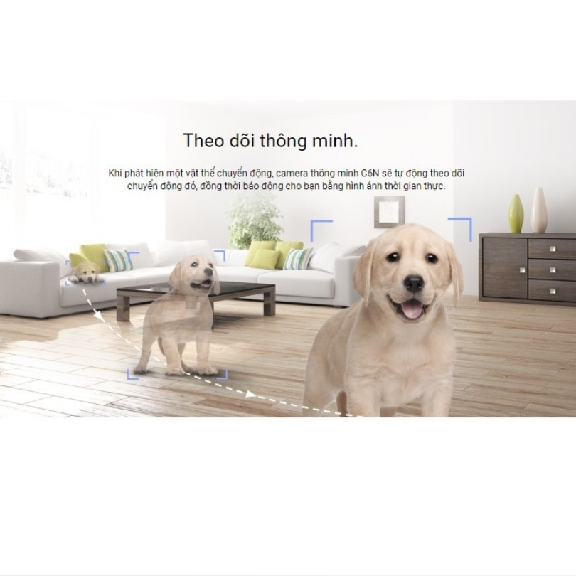 Camera wifi EZVIZ DEVZONE H6C PRO lắp trong nhà giám sát cửa cổng đàm thoại ghi hình màu ban đêm chính hãng