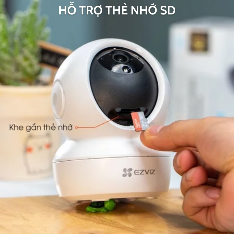 Camera wifi EZVIZ DEVZONE H6C PRO lắp trong nhà giám sát cửa cổng đàm thoại ghi hình màu ban đêm chính hãng
