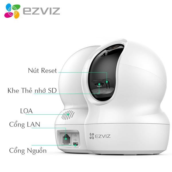 Camera wifi thông minh EZVIZ trong nhà giám sát 360 độ 1080p kết nối app DEVZONE điều khiển smart home từ xa qua điện thoại