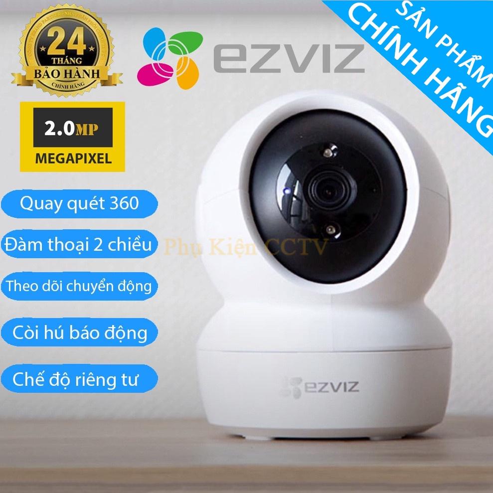 Camera wifi thông minh EZVIZ trong nhà giám sát 360 độ 1080p kết nối app DEVZONE điều khiển smart home từ xa qua điện thoại