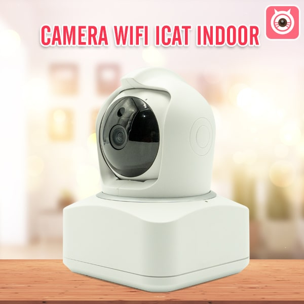 Camera wifi thông minh ICat mini indoor outdoor AI app HUNONIC siêu nét theo dõi điều khiển nhà thông minh từ xa qua điện thoại