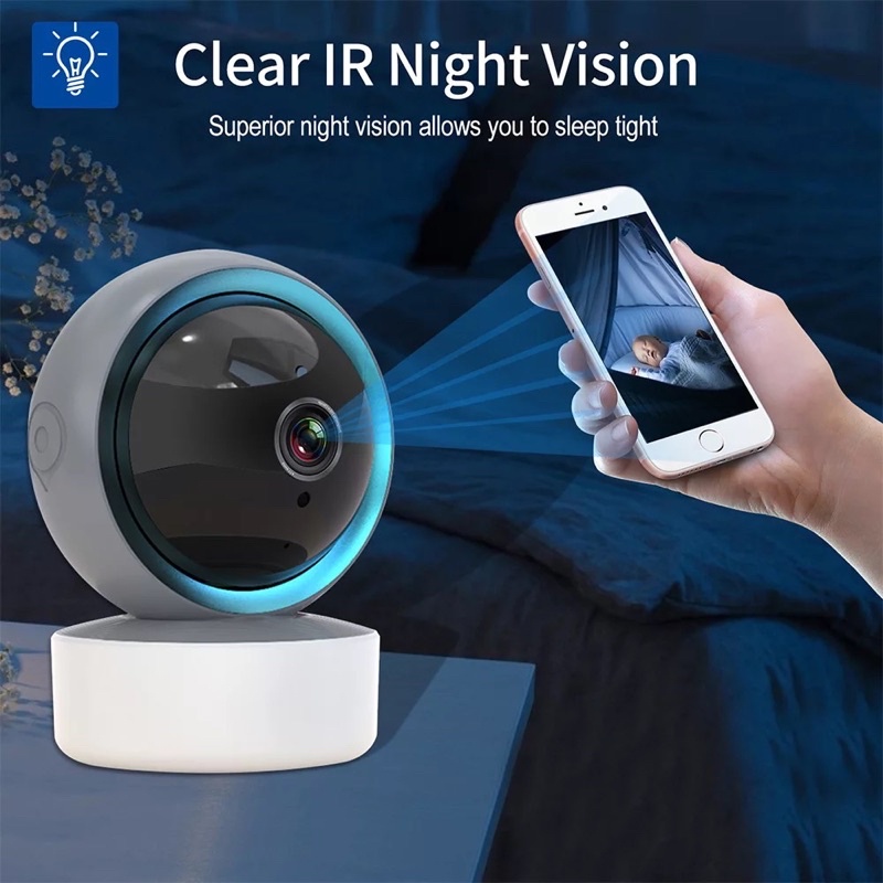 Camera Wifi TUYA Human tracking theo dõi điều khiển nhà thông minh smarthome từ xa qua điện thoại