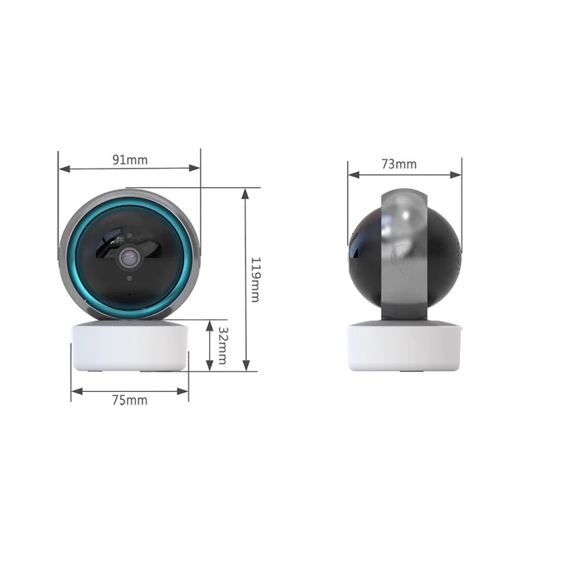 Camera Wifi TUYA Human tracking theo dõi điều khiển nhà thông minh smarthome từ xa qua điện thoại