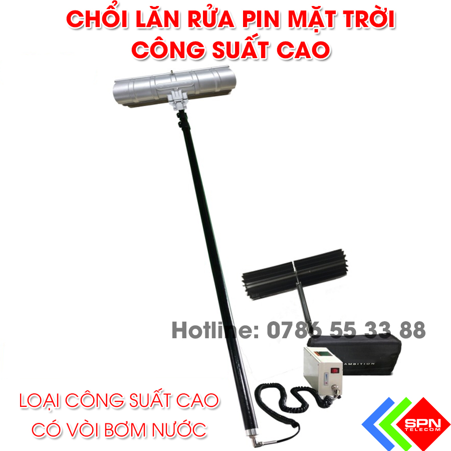 Chổi Rửa Pin Mặt Trời Cao Cấp Thiết Kế Mới Nhất 2021