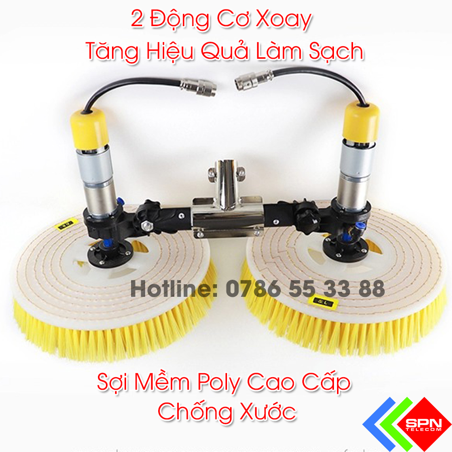 Chổi Rửa Pin Mặt Trời Cao Cấp Thiết Kế Mới Nhất 2021