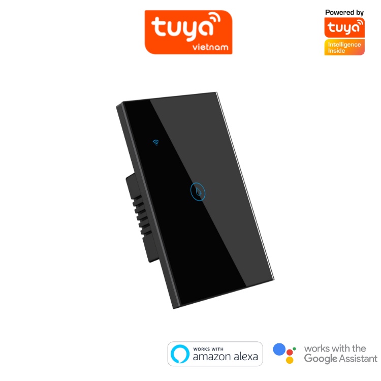 Công Tắc Bình Nóng Lạnh Cảm Ứng Thông Minh TUYA Wifi 4400W 20A Theo Dõi Bật Tắt Hẹn Giờ Điều Khiển Từ Xa Qua Điện Thoại