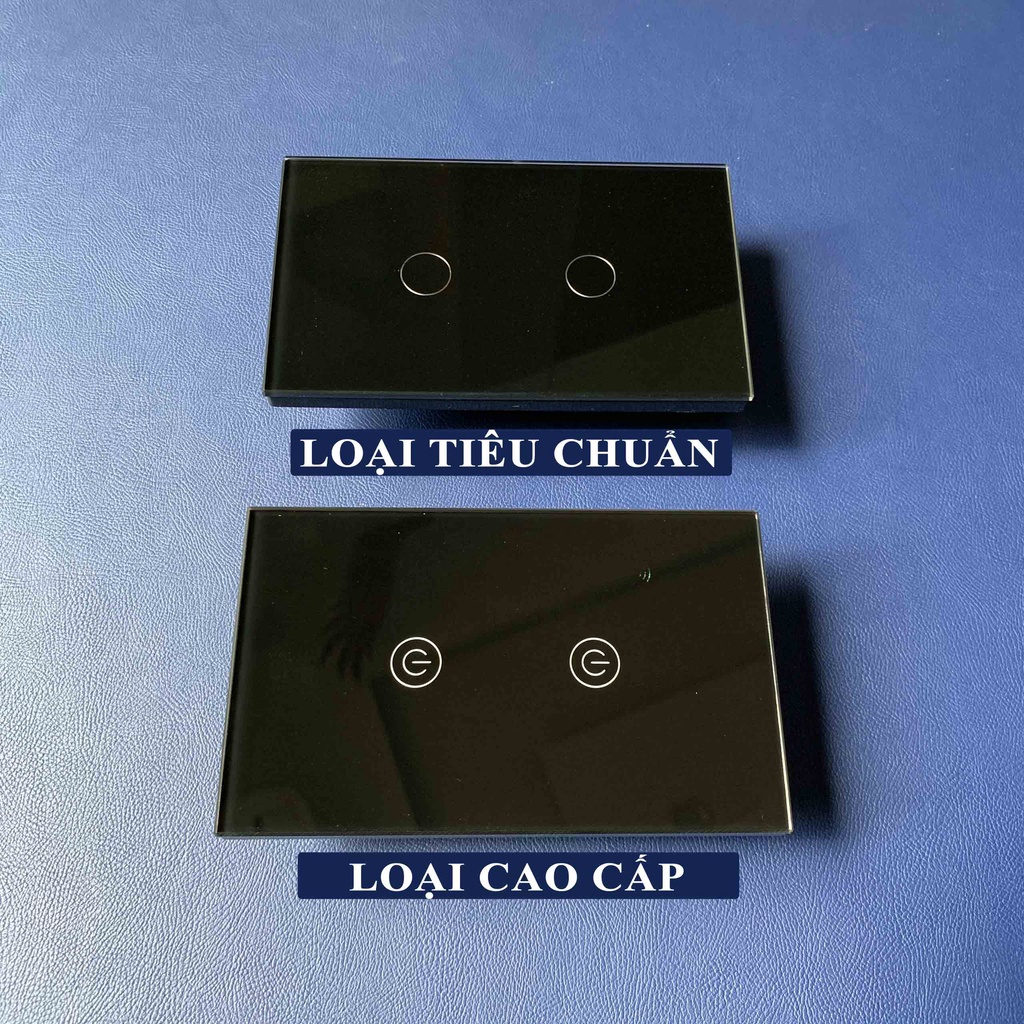 Công Tắc Cảm Ứng Thông Minh Wifi TUYA Hình Chữ Nhật 1-2-3-4 Nút Theo Dõi Điều Khiển Bật Tắt Thiết Bị Từ Xa Qua Điện Thoại