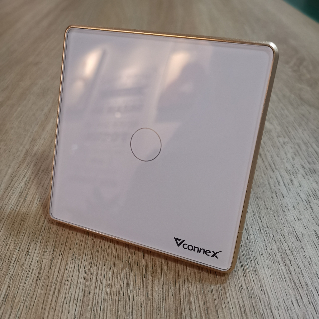 Công tắc cảm ứng thông minh wifi VCONNEX công suất cao 800 2500 W điều khiển bật tắt thiết bị từ xa qua điện thoại