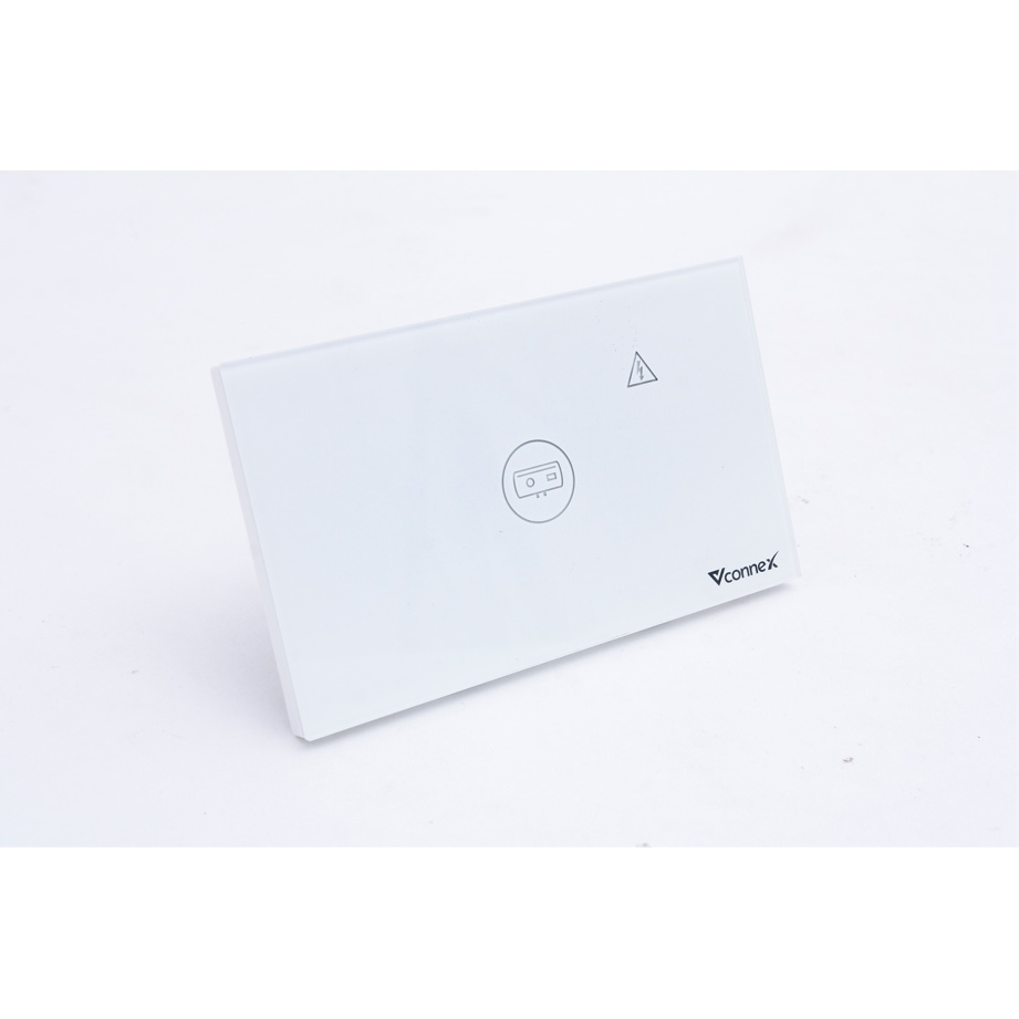 Công tắc chống giật bình nóng lạnh VCONNEX kết nối wifi thông minh cảnh báo điều khiển hẹn giờ bật tắt từ xa qua điện thoại