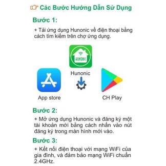 Công tắc thông minh Wifi Hunonic Datic điều khiển tắt bật thiết bị điện từ xa qua điện thoại giọng nói cao cấp